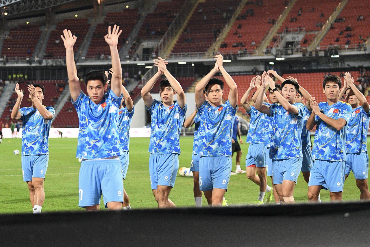 Ngược dòng Thái Lan ngoạn mục, U22 Việt Nam giành HCV SEA Games 33- Ảnh 5. Ngược dòng Thái Lan ngoạn mục, U22 Việt Nam giành HCV SEA Games 33- Ảnh 5.