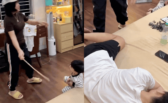 Con trai 1 vợ 2 con vẫn đi đ&aacute;nh pickleball từ trưa tới tối, mẹ Quang Hải quất thẳng 5 roi, nghe m&agrave; 