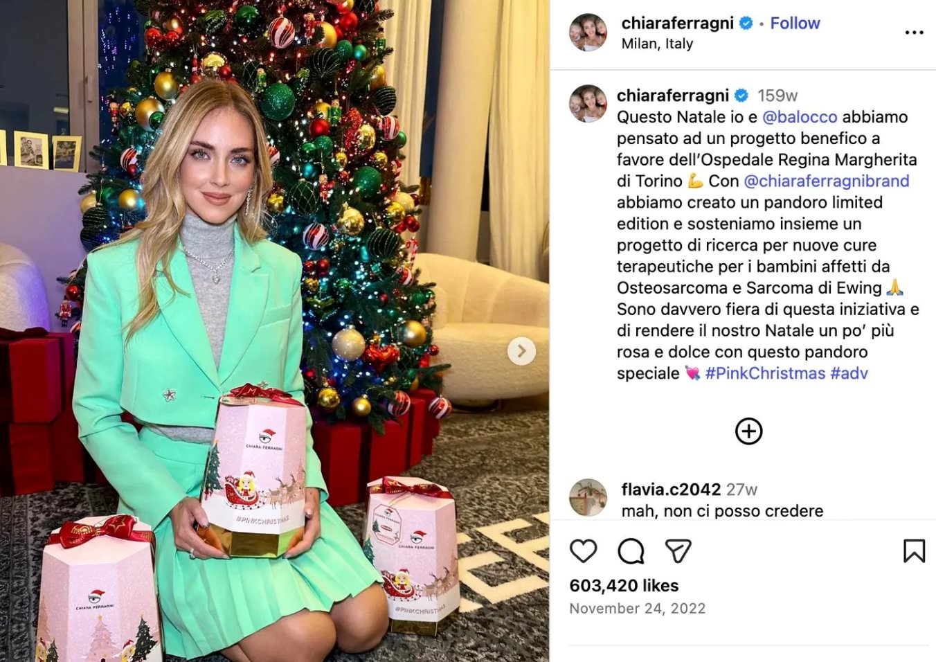 KOL Chiara Ferragni đối mặt &aacute;n 20 th&aacute;ng t&ugrave; v&igrave; lừa đảo từ thiện cho trẻ em ung thư - Ảnh 3.