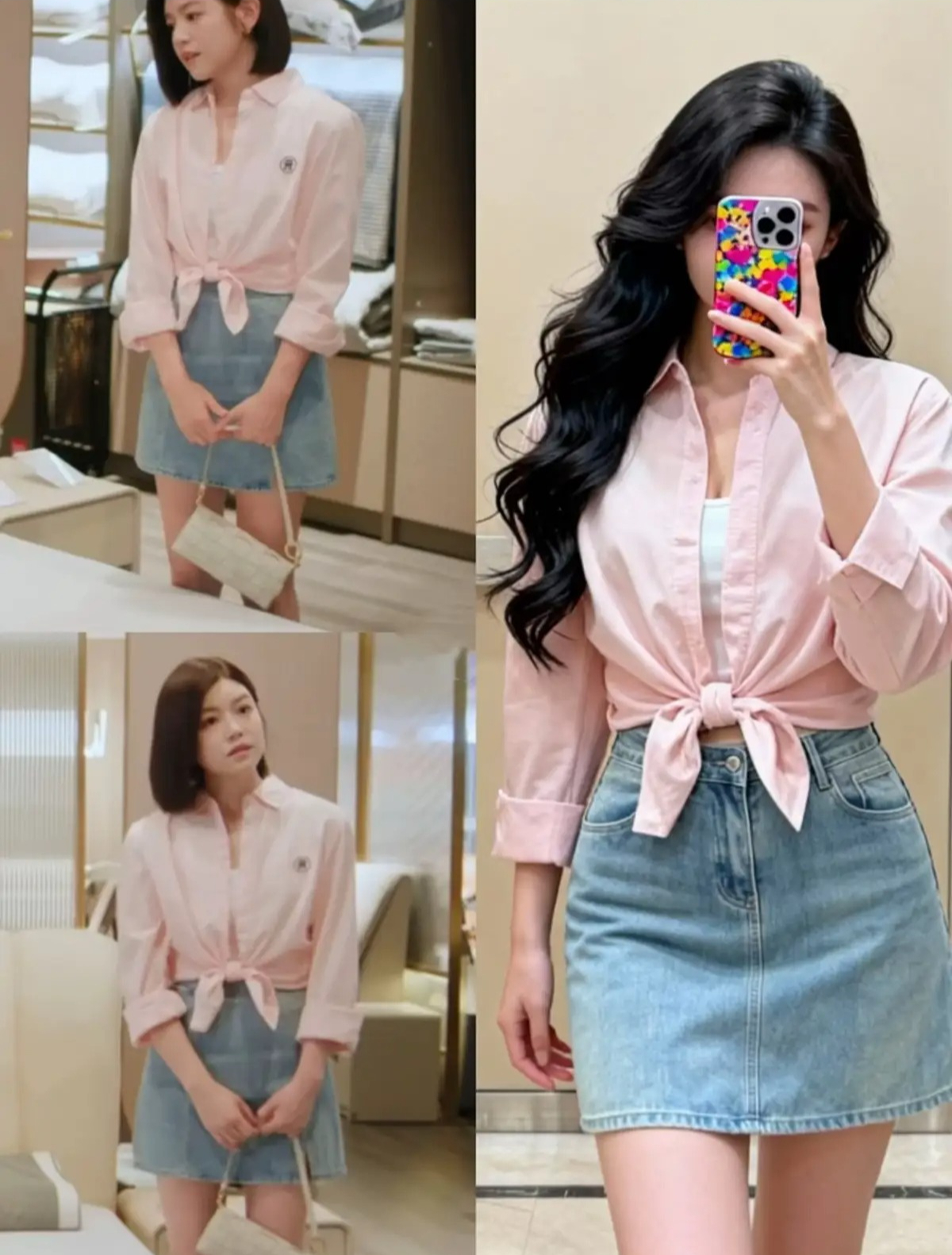 Nữ ch&iacute;nh phim ng&ocirc;n t&igrave;nh 42 tuổi vẫn xinh như b&uacute;p b&ecirc;, mặc đẹp đến nỗi g&aacute;i trẻ phải cắp s&aacute;ch vở 