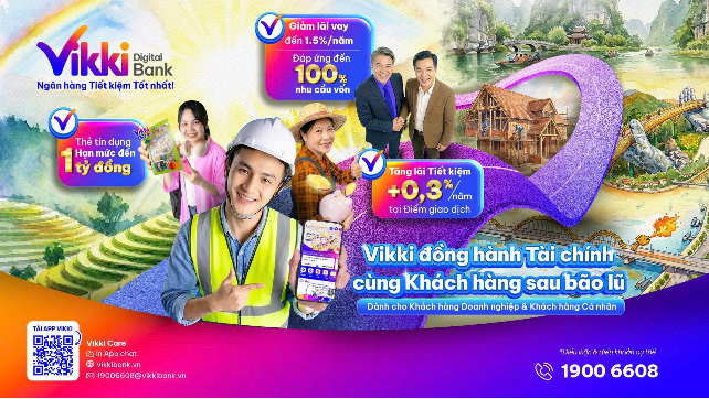 Vikki Bank hỗ trợ t&agrave;i ch&iacute;nh cho b&agrave; con v&ugrave;ng lũ - Ảnh 2.