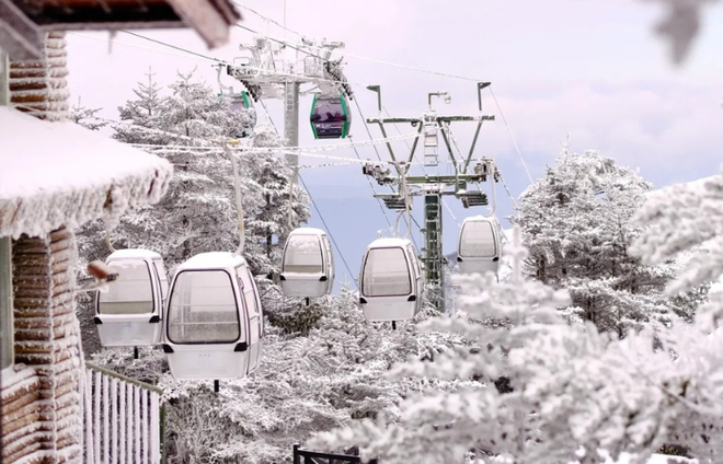 Kh&aacute;ch Việt chia sẻ trải nghiệm ngắm tuyết tr&ecirc;n Kiệu Tử Sơn Trung Quốc kh&ocirc;ng thể qu&ecirc;n - Ảnh 12.