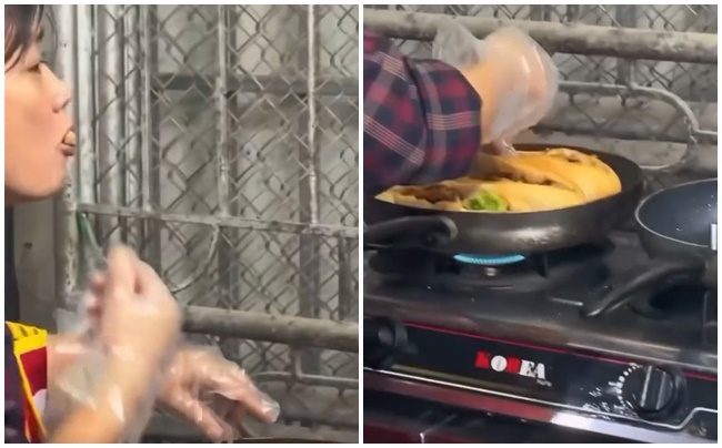 Khách Tây sốc khi nhân viên làm bánh mì mất vệ sinh tại Ninh Bình - Ảnh 1. Khách Tây sốc khi nhân viên làm bánh mì mất vệ sinh tại Ninh Bình - Ảnh 1.