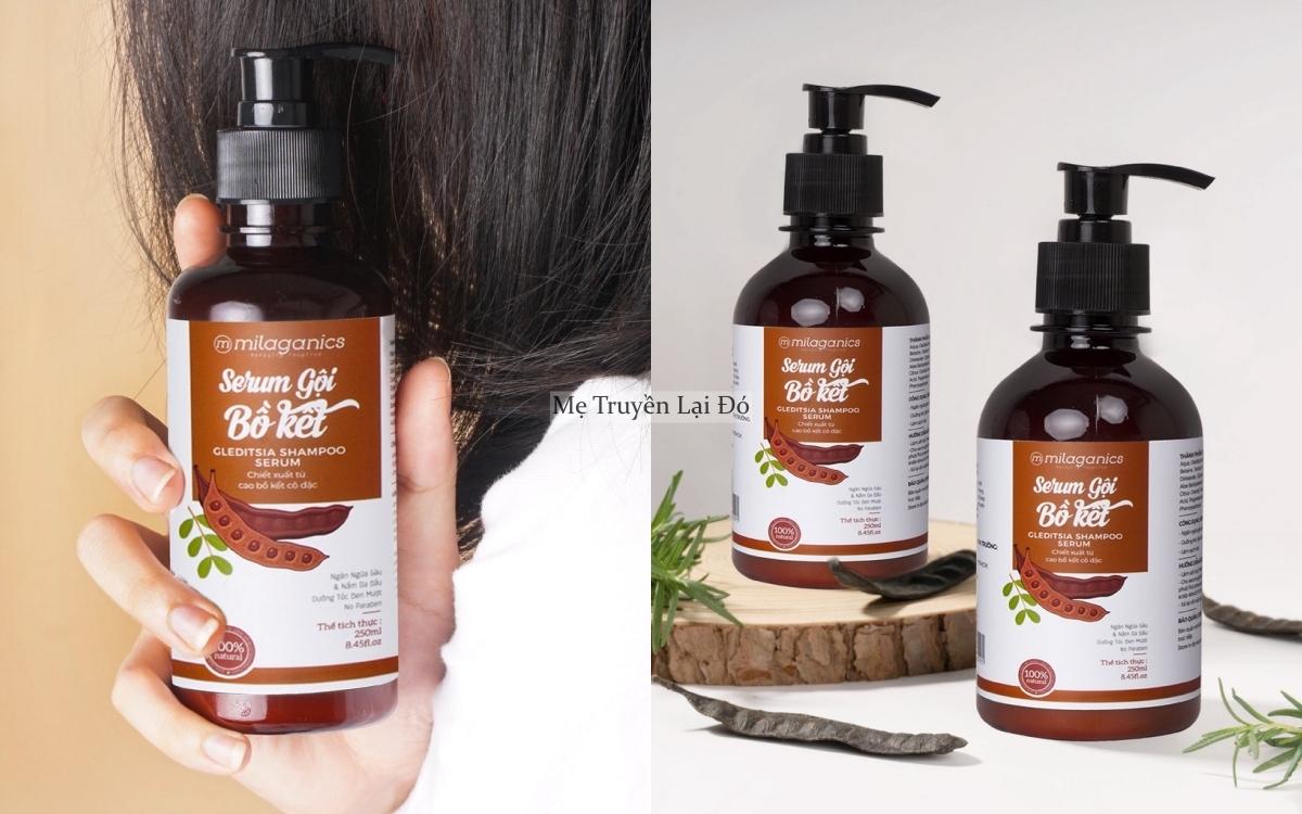 Mẹ t&ocirc;i h&agrave;ng chục năm chỉ d&ugrave;ng 5 loại dầu gội bồ kết 