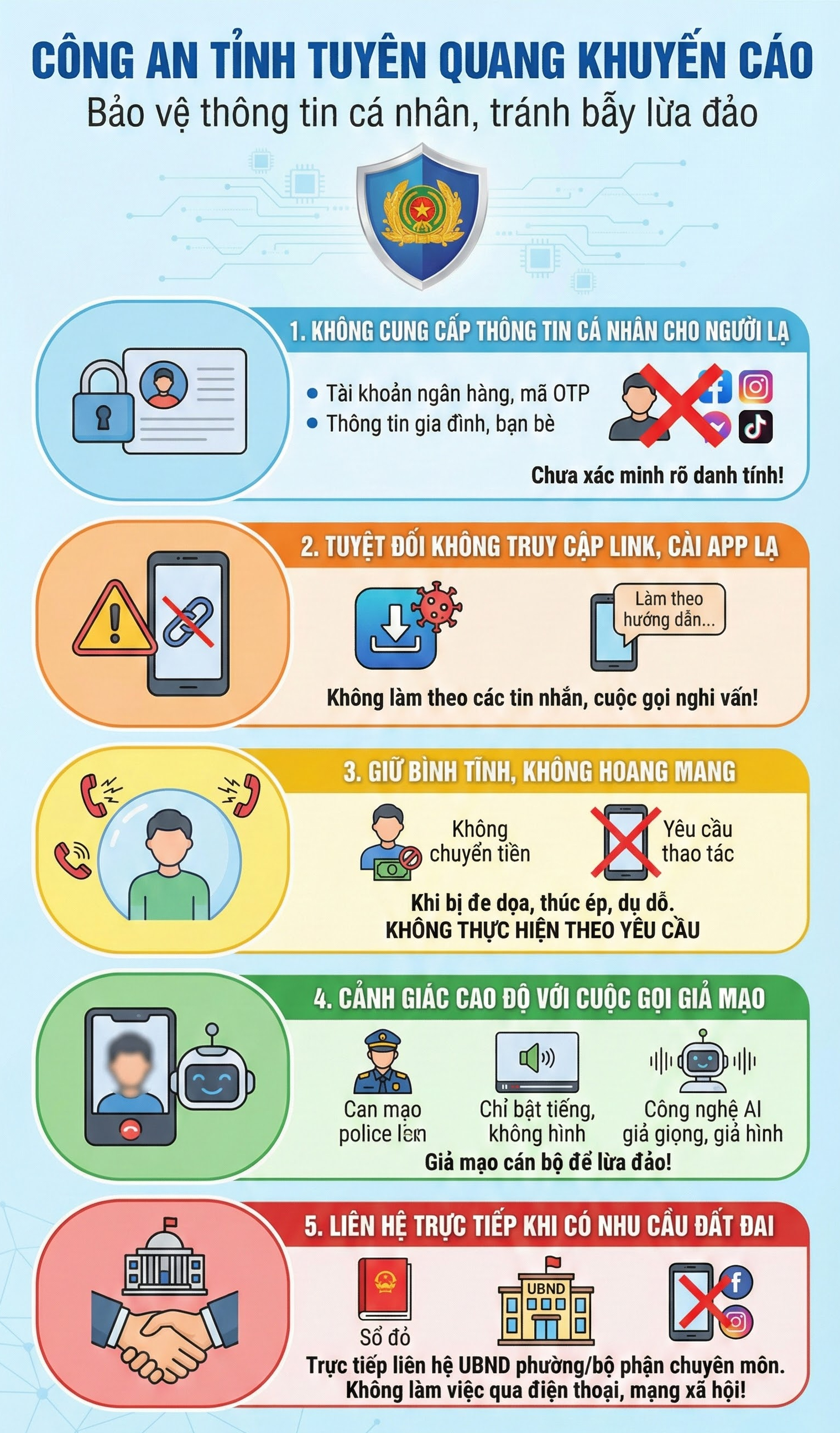 C&ocirc;ng an ph&aacute;t th&ocirc;ng b&aacute;o n&oacute;ng li&ecirc;n quan đến sổ đỏ của người d&acirc;n: Cảnh gi&aacute;c tuyệt đối - Ảnh 2.