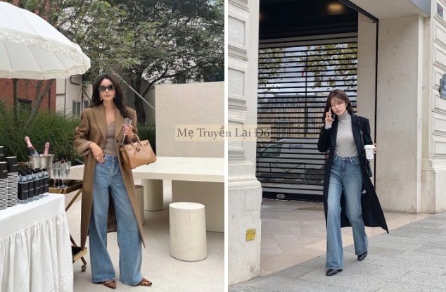 Mẹ t&ocirc;i kh&ocirc;ng chạy theo mốt m&agrave; trung th&agrave;nh với quần jeans ống đứng, mặc theo 5 c&aacute;ch n&agrave;y l&agrave; đủ đẹp suốt 10 năm- Ảnh 1.