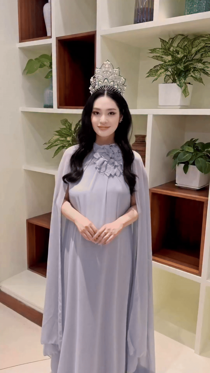 Hoa hậu N&ocirc;ng Th&uacute;y Hằng đang mang thai sau 5 th&aacute;ng kết h&ocirc;n với chồng Ph&oacute; gi&aacute;m đốc - Ảnh 2.