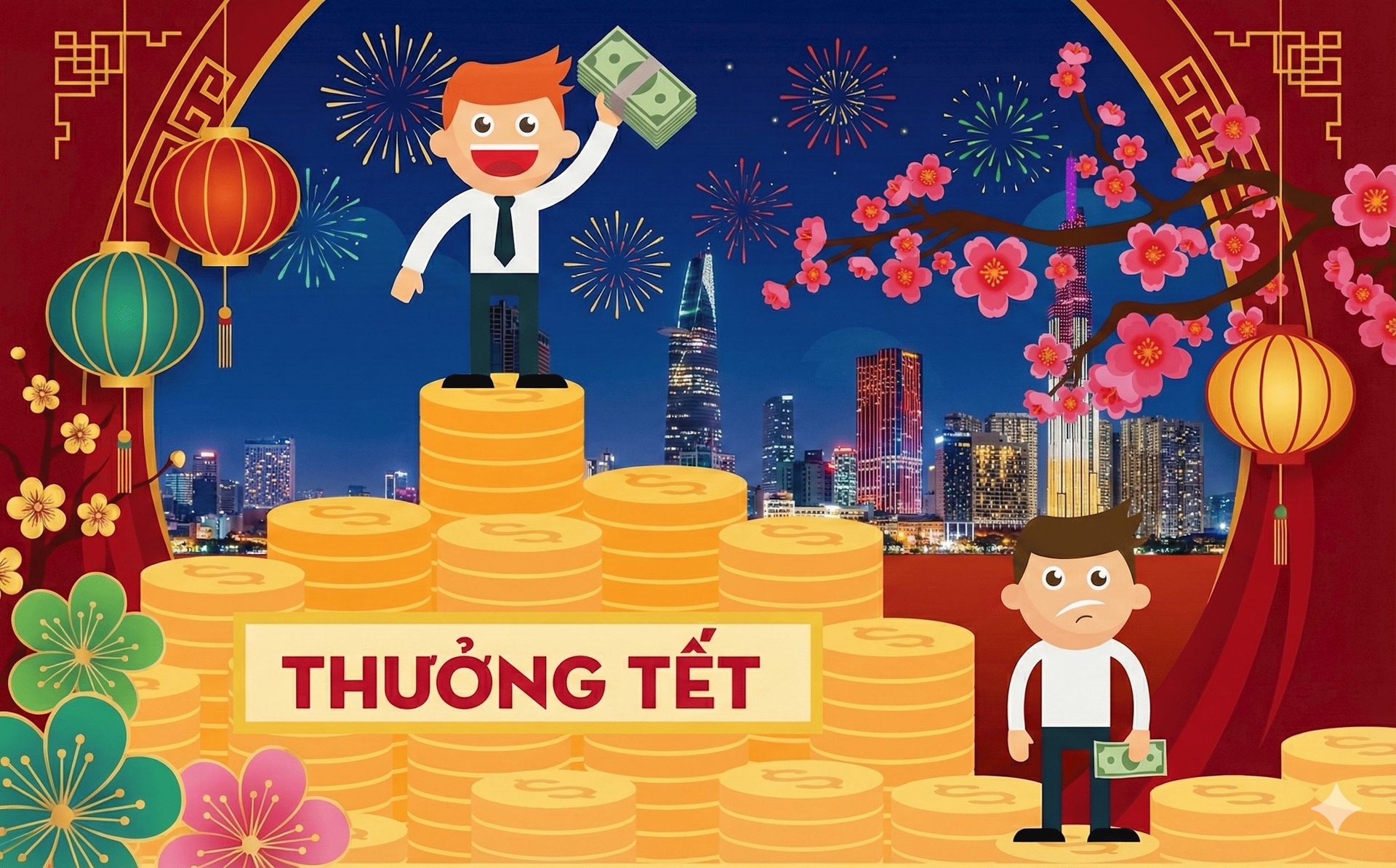 Mức thưởng Tết 2026 cao nhất 1,8 tỷ đồng/người tại TPHCM cho người lao động - Ảnh 1.