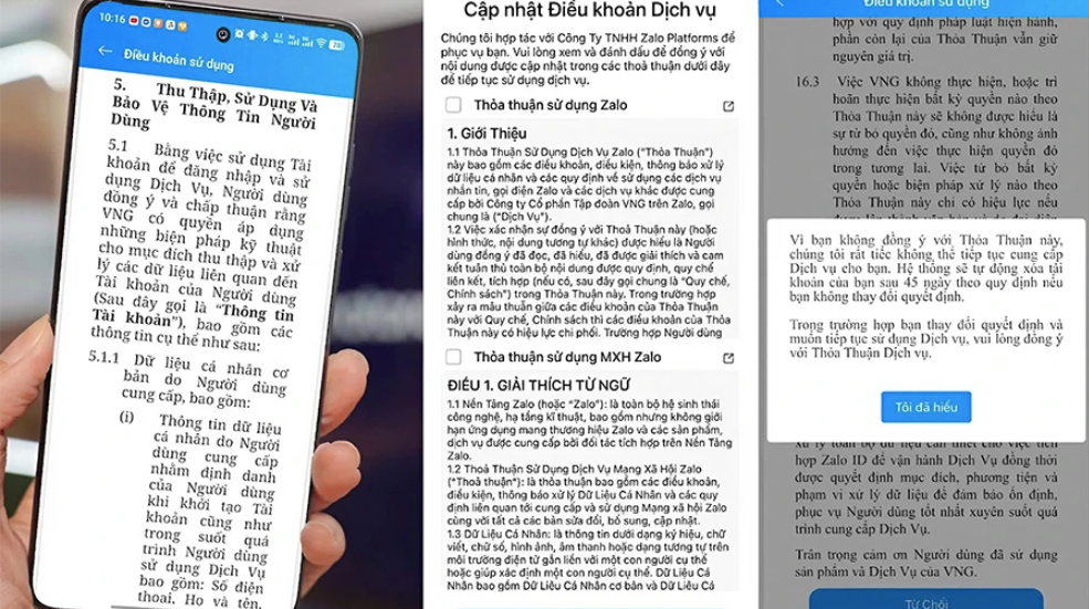 Zalo &aacute;p đặt điều khoản tr&aacute;i luật: Người d&ugrave;ng lo ngại về quyền ri&ecirc;ng tư - Ảnh 1.