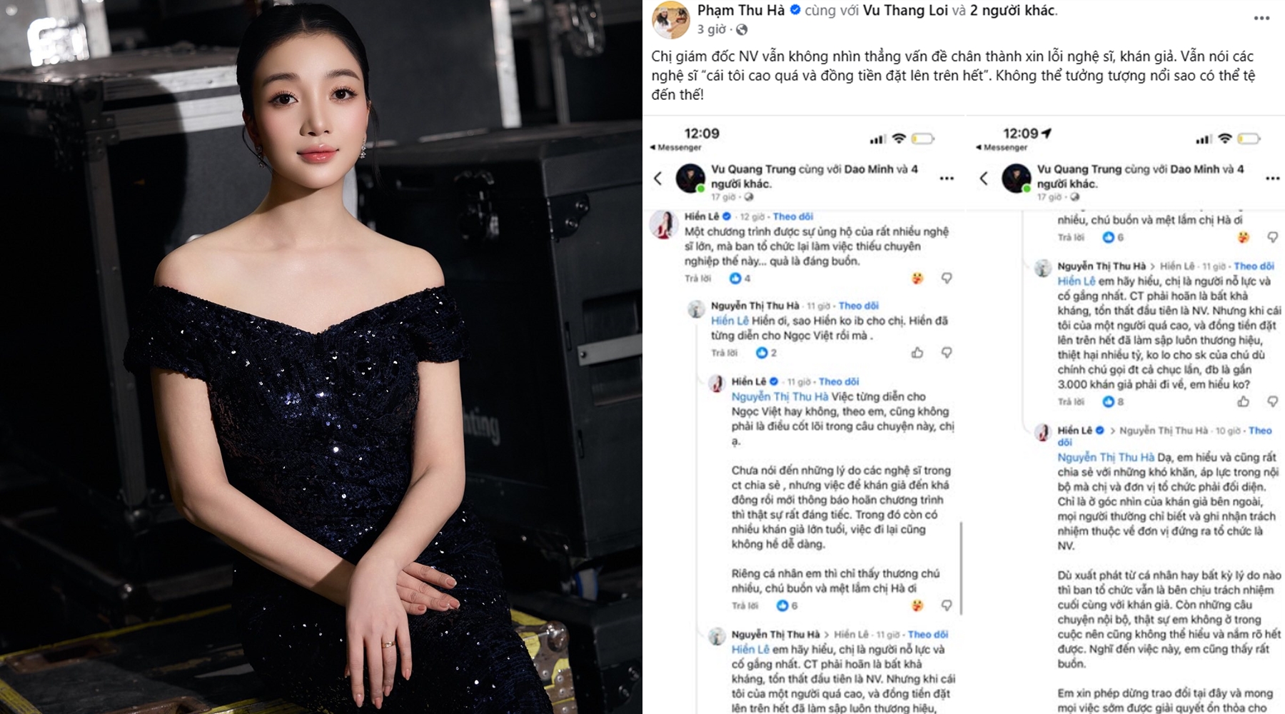 Ngọc Việt xin lỗi kh&aacute;n giả sau sự cố show Về Đ&acirc;y Bốn C&aacute;nh Chim Trời - Ảnh 3.