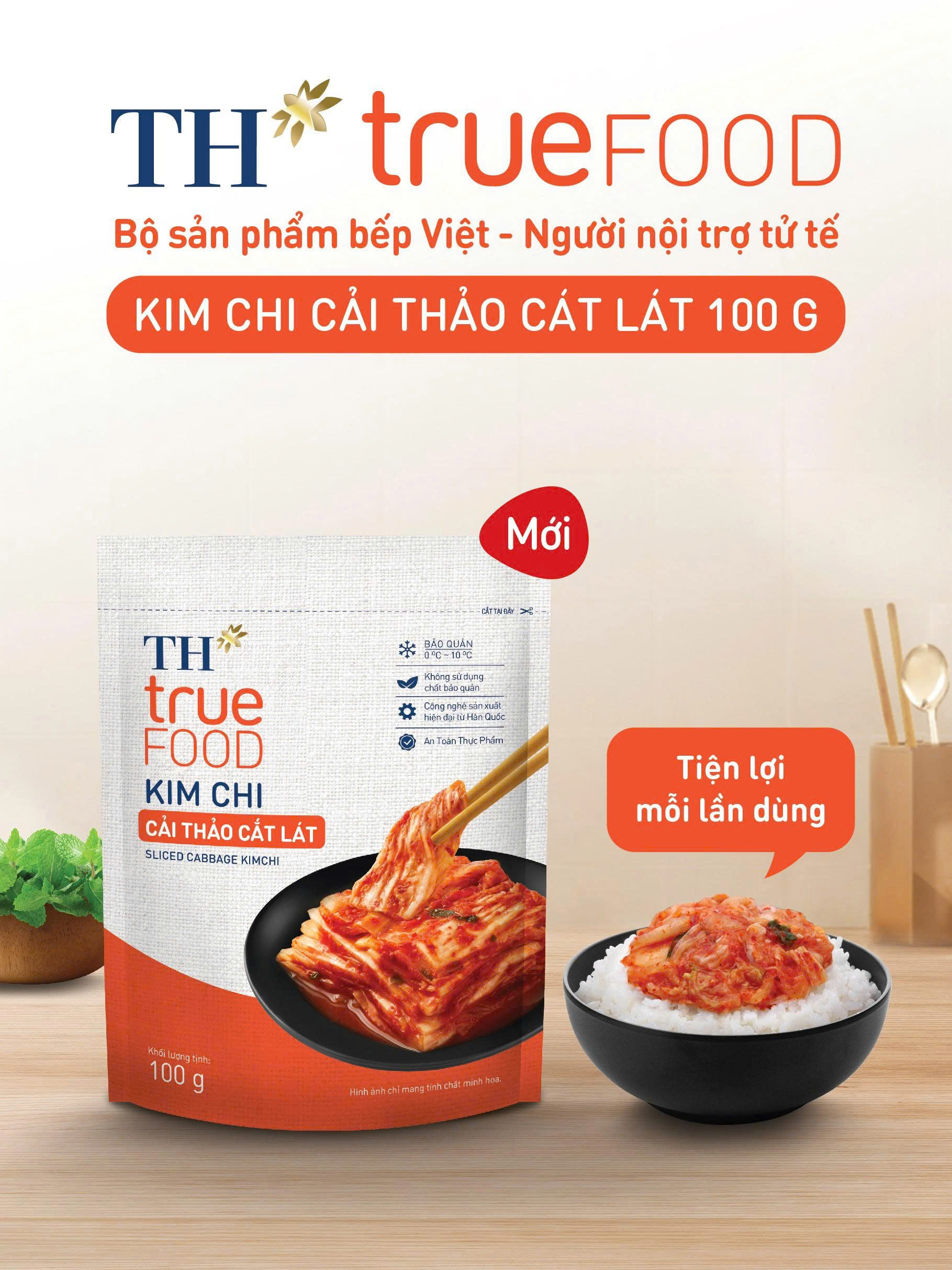 Kim chi TH true FOOD 100g &ndash; lựa chọn &ldquo;vừa đủ&rdquo; cho bữa ăn hiện đại của người trẻ- Ảnh 3.