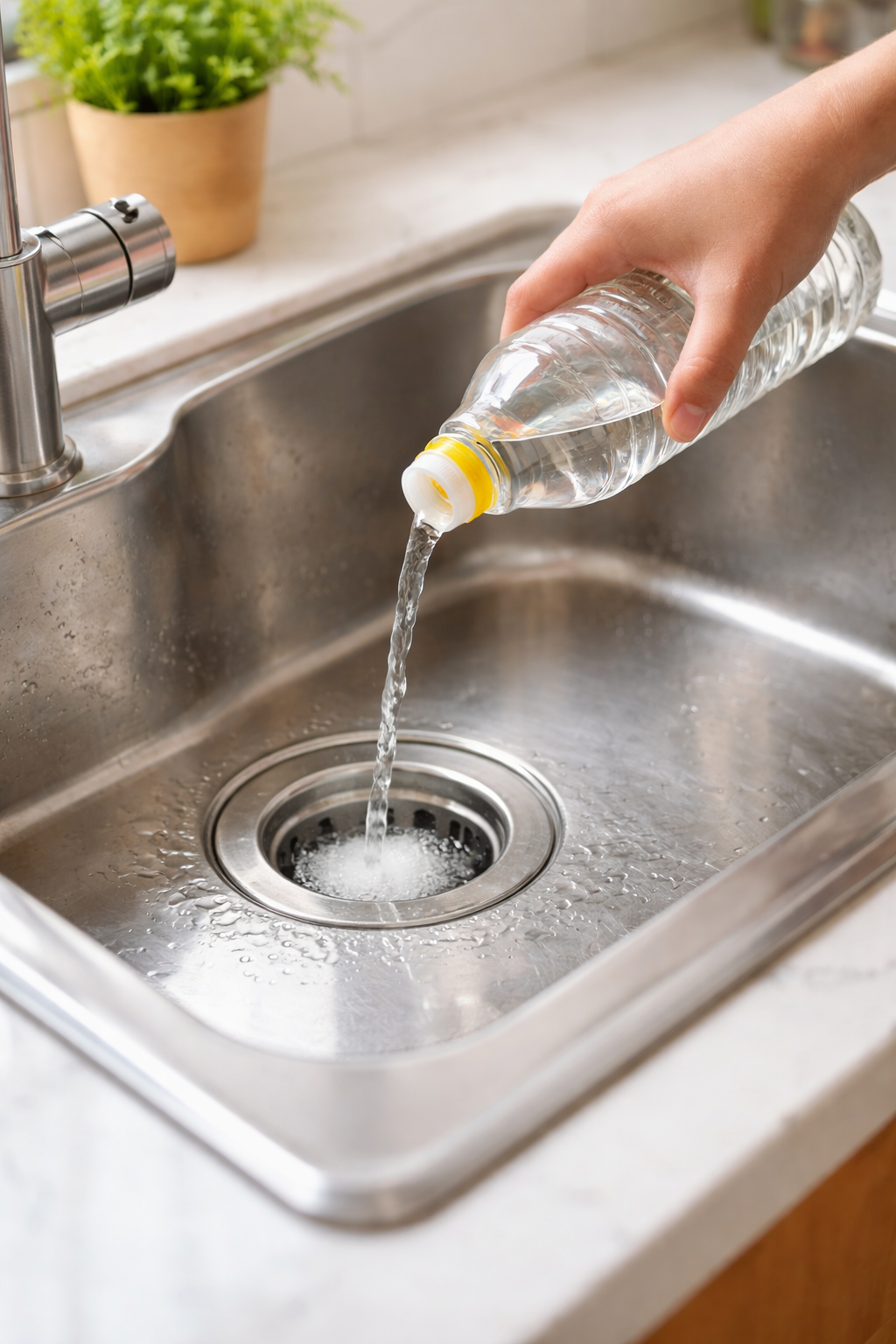 Học mẹ t&ocirc;i: Chỉ cần đổ giấm v&agrave;o đ&uacute;ng chỗ n&agrave;y, bếp sạch b&oacute;ng - kh&ocirc;ng l&agrave;m l&agrave; rất dễ tắc nghẽn cả tuần - Ảnh 2.