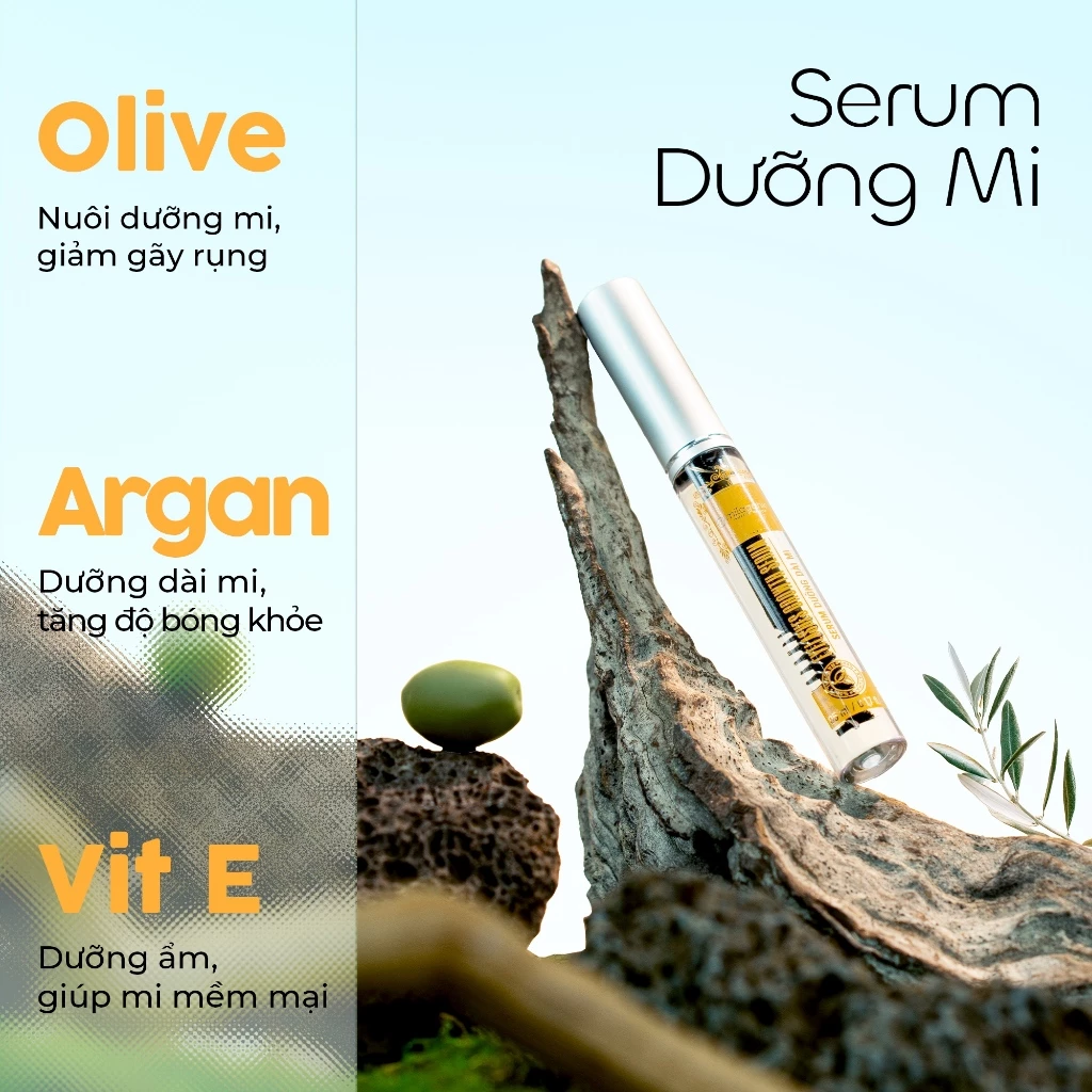 Dưỡng mi cong vút chắc khỏe với 4 serum 