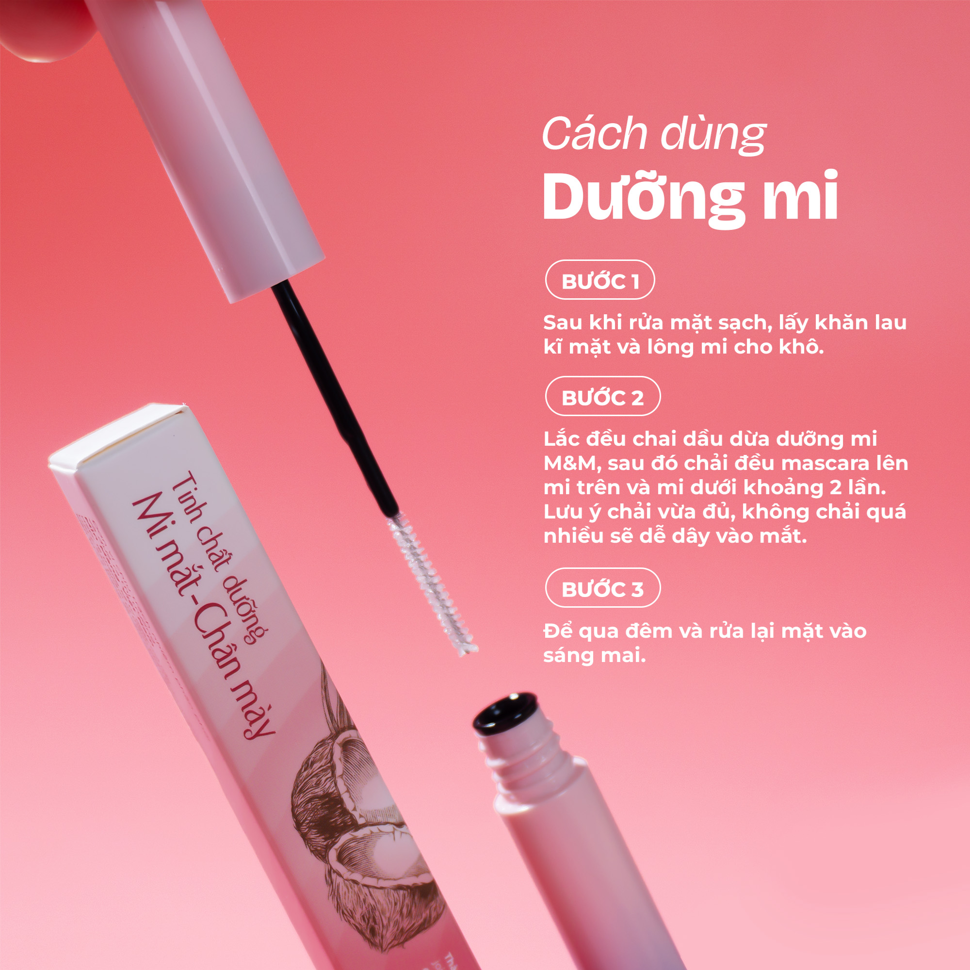 Dưỡng mi cong vút chắc khỏe với 4 serum 