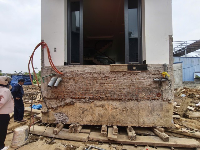 Hình ảnh ngôi nhà xây nhầm ở Hải Phòng được