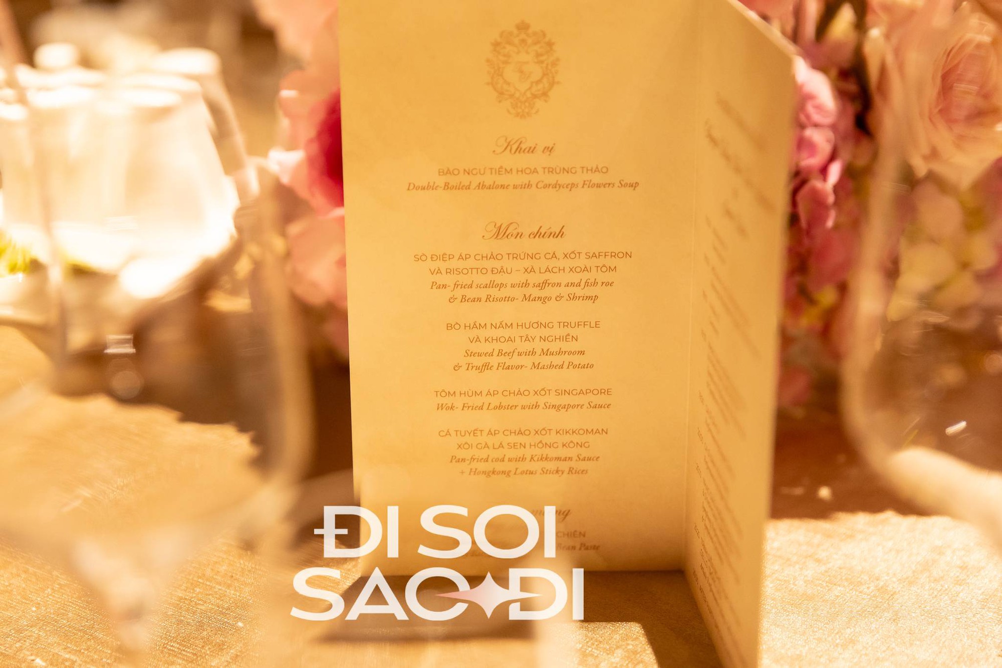 Tiệc cưới Tiên Nguyễn với thực đơn 63 món ngon xa xỉ gây choáng ngợp - Ảnh 4. Tiệc cưới Tiên Nguyễn với thực đơn 63 món ngon xa xỉ gây choáng ngợp - Ảnh 4.