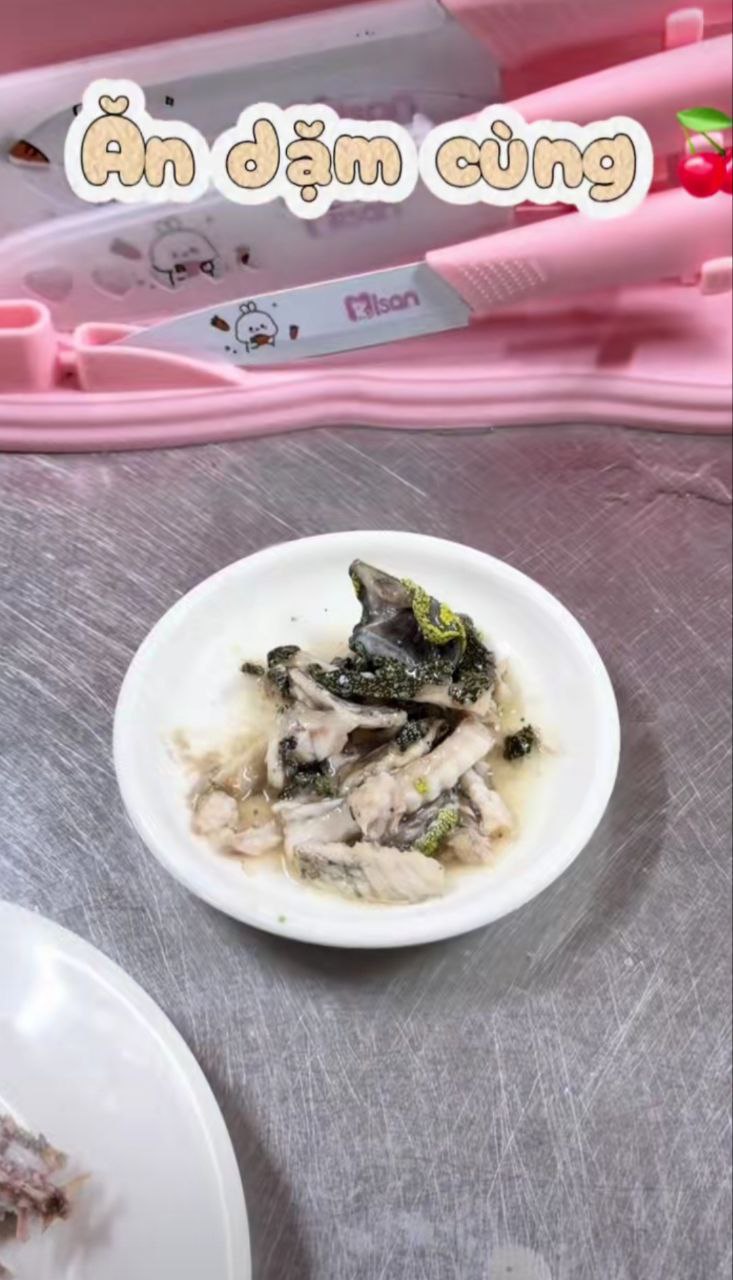 Sợ xanh mặt với thực đơn ăn dặm của 1 mẹ bỉm: Nấu cháo cho con bằng thịt... kỳ nhông- Ảnh 6. Sợ xanh mặt với thực đơn ăn dặm của 1 mẹ bỉm: Nấu cháo cho con bằng thịt... kỳ nhông- Ảnh 6.