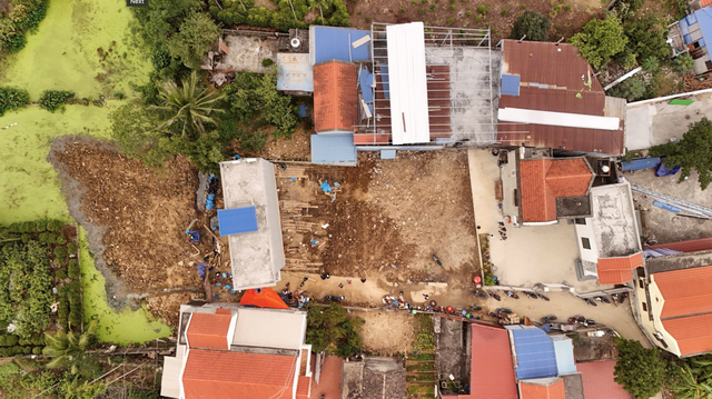 Hình ảnh ngôi nhà xây nhầm ở Hải Phòng được