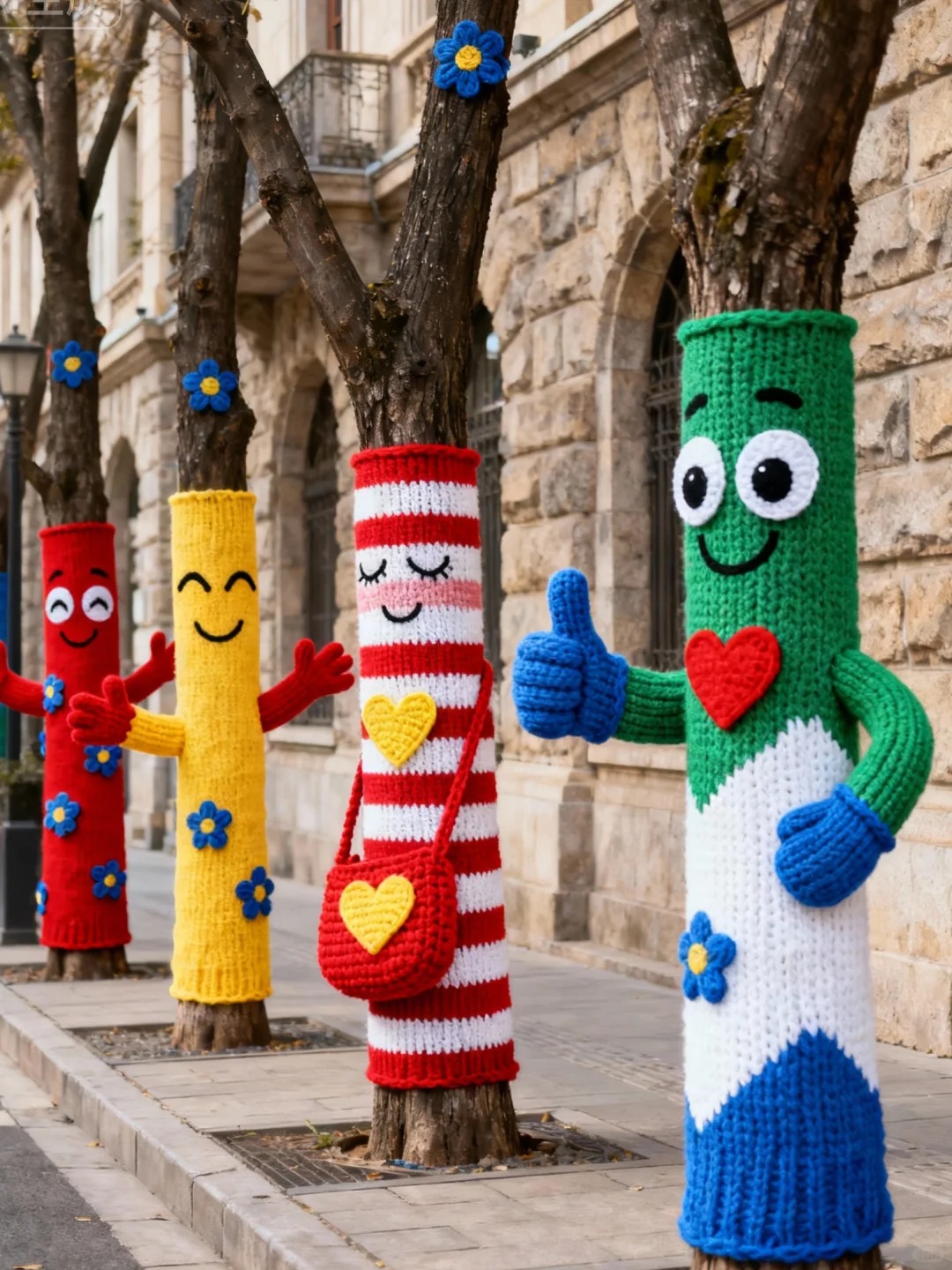 Cây cối trên đường phố đồng loạt mặc áo: Trào lưu "ôm cây" đang khiến dân tình phát sốt vì quá chữa lành!- Ảnh 33.