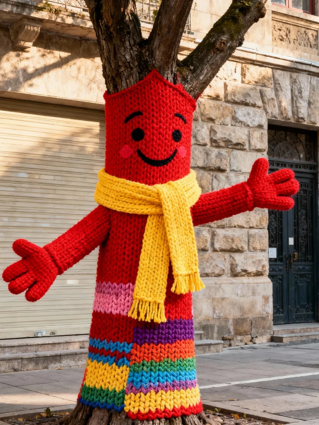 Cây cối trên đường phố đồng loạt mặc áo: Trào lưu "ôm cây" đang khiến dân tình phát sốt vì quá chữa lành!- Ảnh 18.