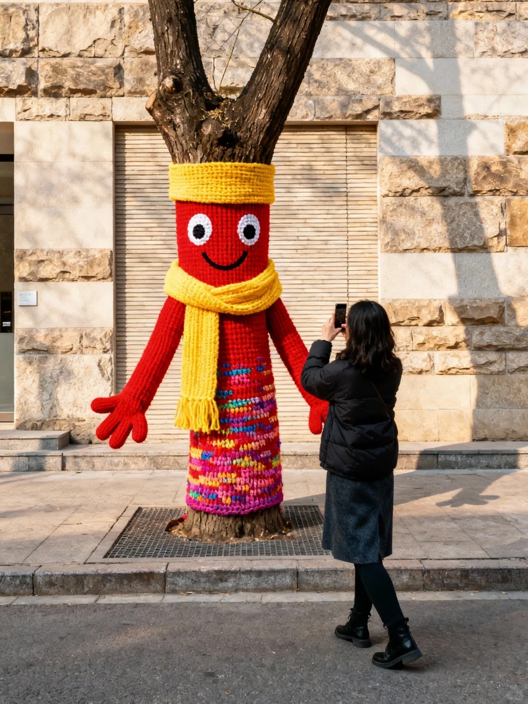 Cây cối trên đường phố đồng loạt mặc áo: Trào lưu "ôm cây" đang khiến dân tình phát sốt vì quá chữa lành!- Ảnh 17.