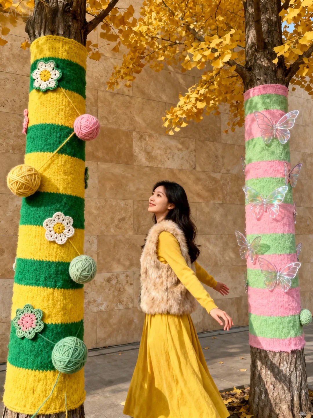 Cây cối trên đường phố đồng loạt mặc áo: Trào lưu "ôm cây" đang khiến dân tình phát sốt vì quá chữa lành!- Ảnh 12.