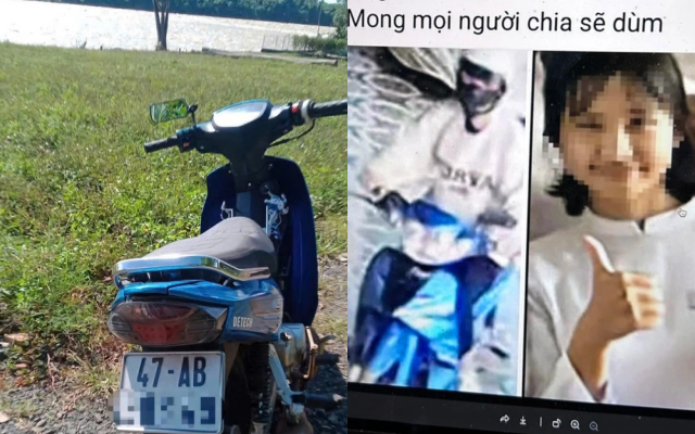 Vụ nữ sinh lớp 11 mất tích: Người cha ngồi bên bờ sông chờ tin con gái - Ảnh 2.