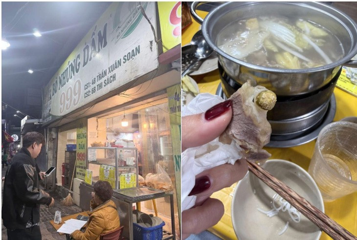Hà Nội điều tra vụ thịt bò nhúng dấm có dòi gây hoang mang dư luận - Ảnh 2.