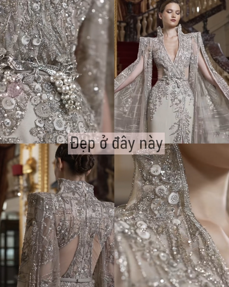 Đám cưới Tiên Nguyễn thành “thảm đỏ” thu nhỏ: Mẹ đẻ diện váy 600 triệu, mẹ chồng chọn thiết kế 