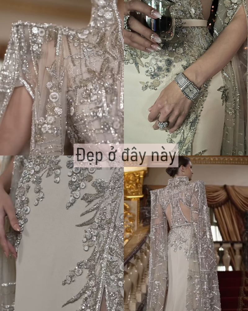 Đám cưới Tiên Nguyễn thành “thảm đỏ” thu nhỏ: Mẹ đẻ diện váy 600 triệu, mẹ chồng chọn thiết kế 