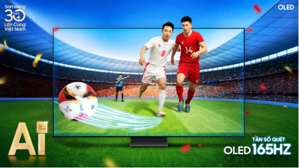 Biến phòng khách thành sân vận động tại nhà: Xem SEA Games sắc nét, sống động cùng Samsung AI TV - Ảnh 2. Biến phòng khách thành sân vận động tại nhà: Xem SEA Games sắc nét, sống động cùng Samsung AI TV - Ảnh 2.