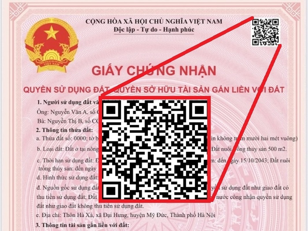 5 thông tin người dân có thể tra cứu từ mã QR sổ đỏ từ 2025 - Ảnh 1.