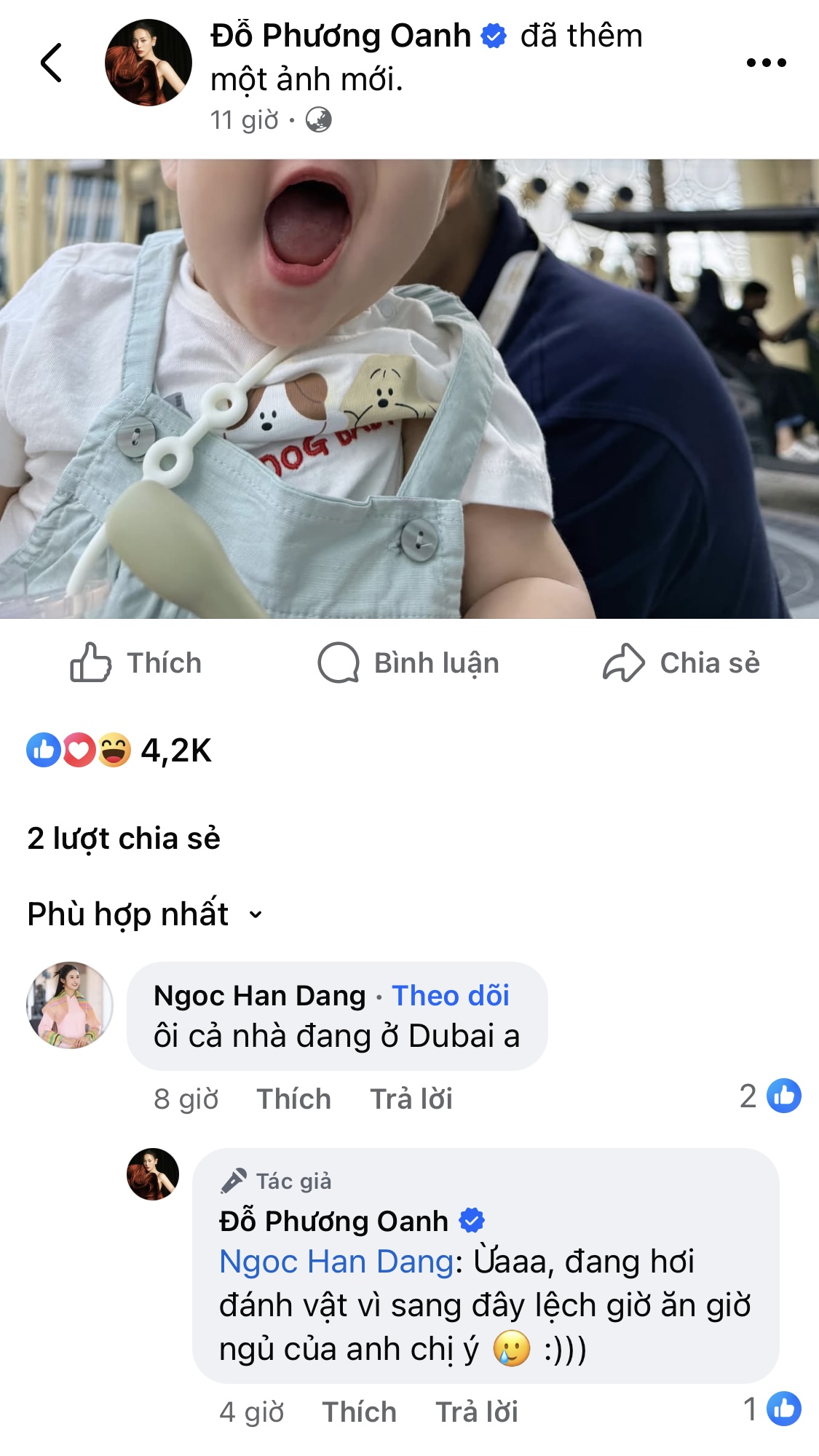 Sướng nhất Jimmy - Jenny, được ba mẹ cho sang hẳn Dubai chào Tết, nhưng Phương Oanh cũng không lường được việc mệt mỏi này! - Ảnh 1.