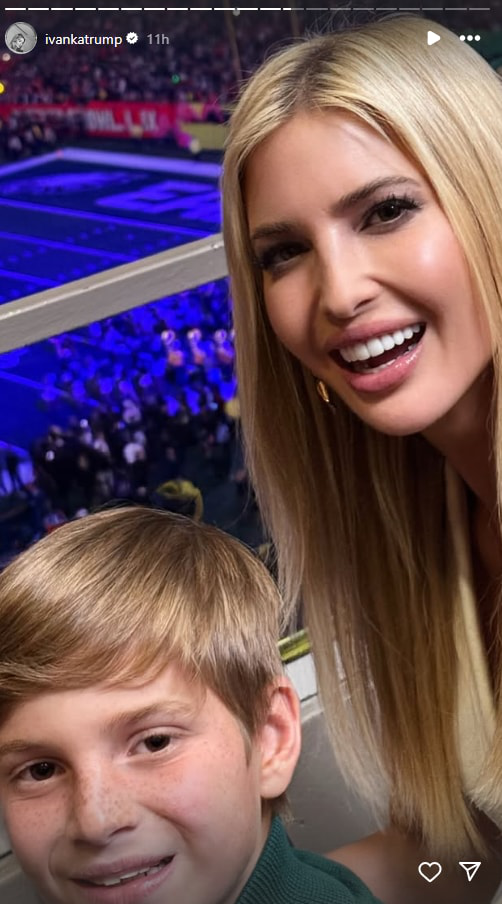 Con trai “nữ thần Nhà Trắng” Ivanka Trump gây sốt: &quot;Tiểu hoàng tử&quot; lộ diện với ngoại hình siêu dễ thương, nhưng khoảnh khắc bên ông ngoại mới là tâm điểm- Ảnh 2.