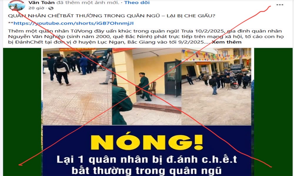 Thông tin vụ việc quân nhân Nguyễn Văn Nghiệp tử vong- Ảnh 1.