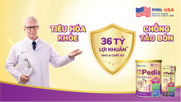 Nutricare ứng dụng c&ocirc;ng nghệ lợi khuẩn Postbiotic trong Care 100 Pedia hỗ trợ ti&ecirc;u ho&aacute; khoẻ, b&eacute; tăng c&acirc;n - Ảnh 2.