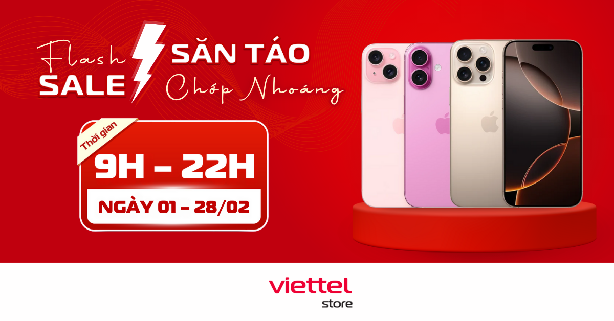 Flash Sale giảm giá sốc cho tín đồ iPhone tại Viettel Store!- Ảnh 1.