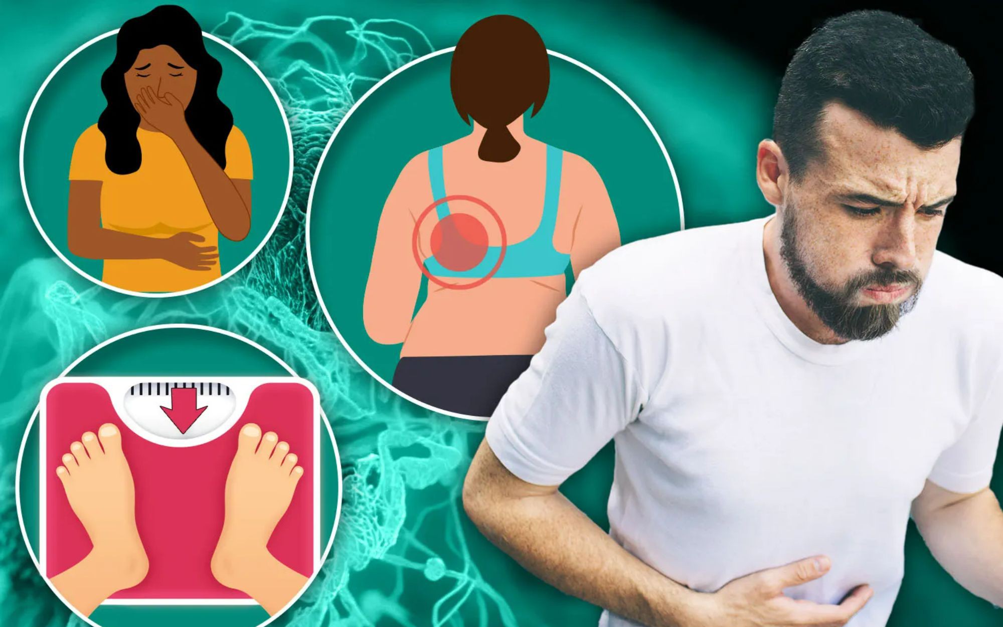 Khi ăn m&agrave; c&oacute; 6 dấu hiệu n&agrave;y, rất c&oacute; thể bạn đang bị ung thư thực quản