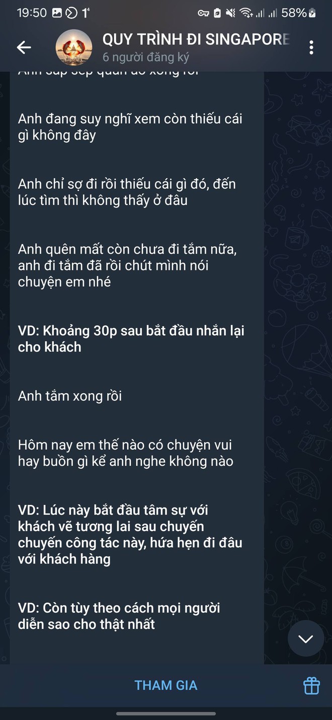 Kịch bản không tưởng của nhóm lừa đảo: Những tin nhắn dịu dàng, hình ảnh như thật để dụ &quot;khách&quot; nữ vào tròng - Ảnh 5.