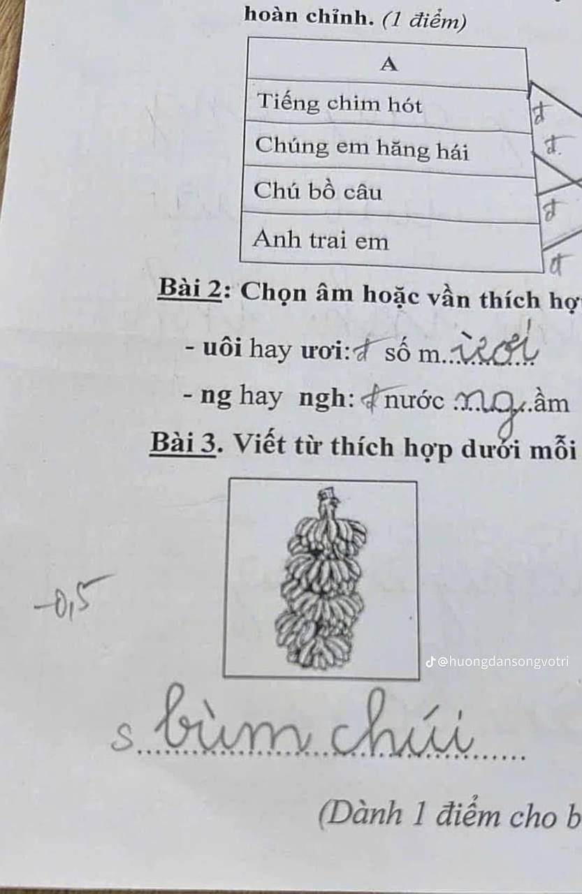 Chấm bài học sinh lớp 1, giáo viên vội vàng tìm thuốc đau đầu để uống: Gen Alpha cỡ này, Gen Z không có tuổi! - Ảnh 3.