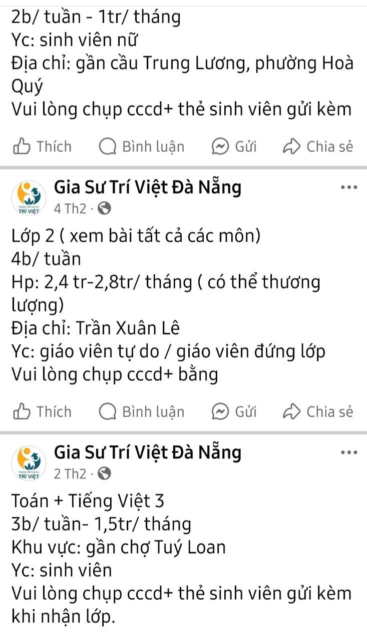 Sinh viên làm gia sư có thuộc phạm vi điều chỉnh của Thông tư 29? - Ảnh 2.