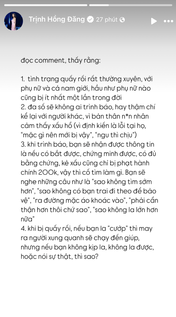 SỐC: Á hậu Vbiz bị biến thái giở trò giữa đường, yêu cầu trích camera tìm thủ phạm liền bị hỏi ngược 1 câu khiến cả MXH phẫn nộ! - Ảnh 4.