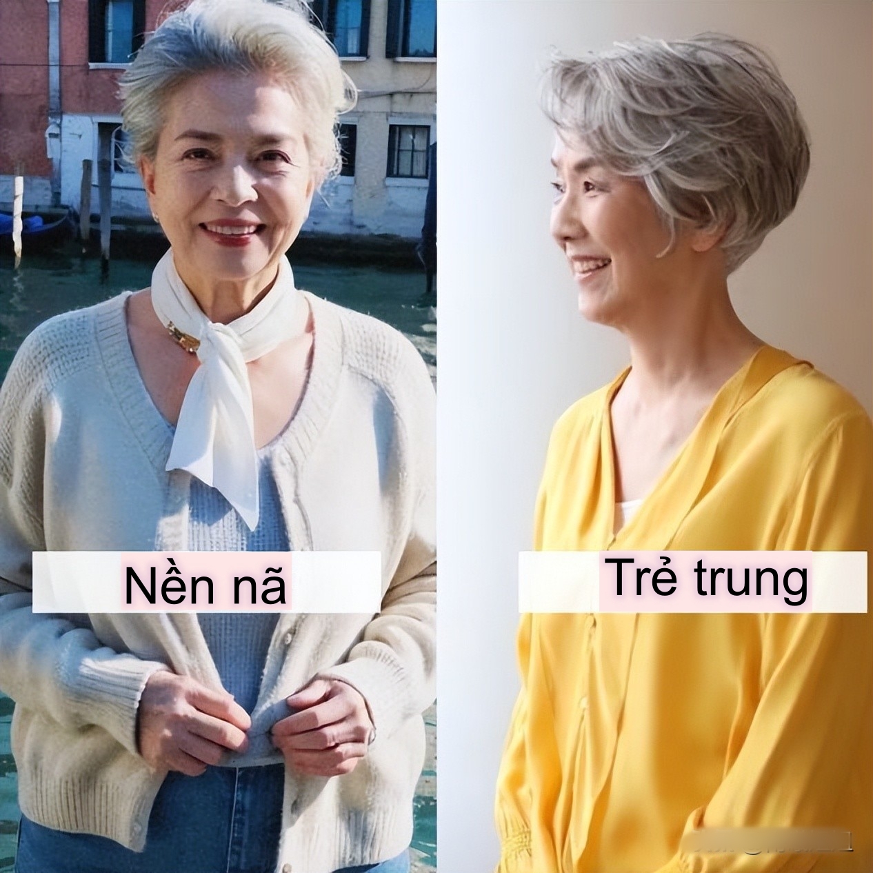 Phong thái của phụ nữ trung niên: Váy dài qua gối, trang phục không bó, tóc ngắn thanh lịch vô cùng - Ảnh 11. Phong thái của phụ nữ trung niên: Váy dài qua gối, trang phục không bó, tóc ngắn thanh lịch vô cùng - Ảnh 11.