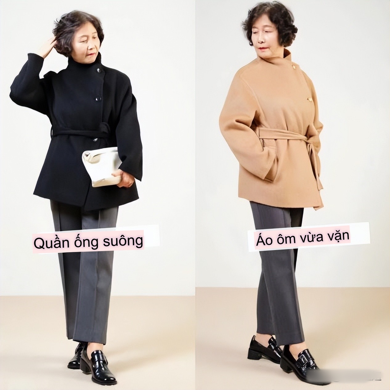Phong thái của phụ nữ trung niên: Váy dài qua gối, trang phục không bó, tóc ngắn thanh lịch vô cùng - Ảnh 7. Phong thái của phụ nữ trung niên: Váy dài qua gối, trang phục không bó, tóc ngắn thanh lịch vô cùng - Ảnh 7.