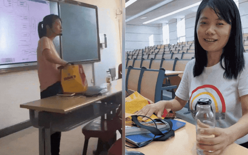 Một giảng vi&ecirc;n bị sinh vi&ecirc;n 