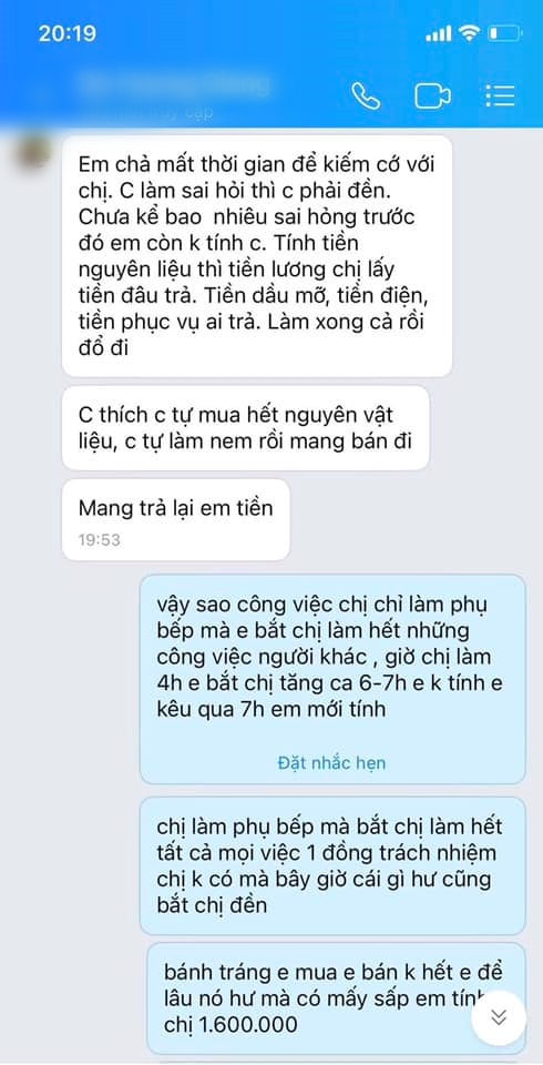 Chủ quán phở bị tố chèn ép nhân viên gây bức xúc: Nghỉ việc trừ 