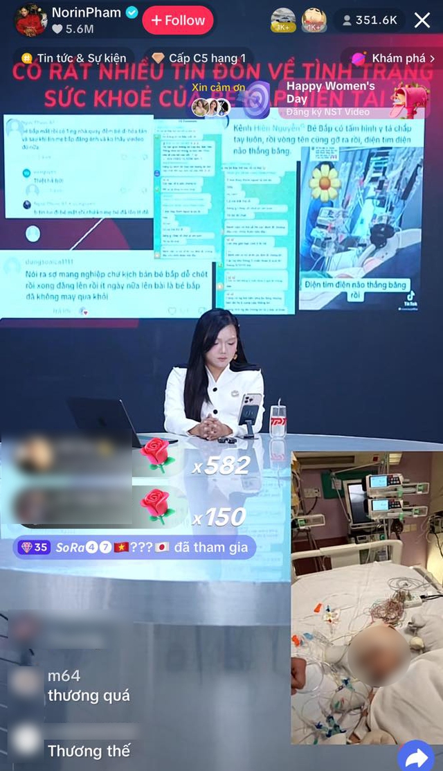 Bé Bắp xuất hiện trên livestream của Phạm Thoại, mẹ Bắp khẳng định chắc chắn sẽ sao kê toàn bộ tài khoản - Ảnh 1.