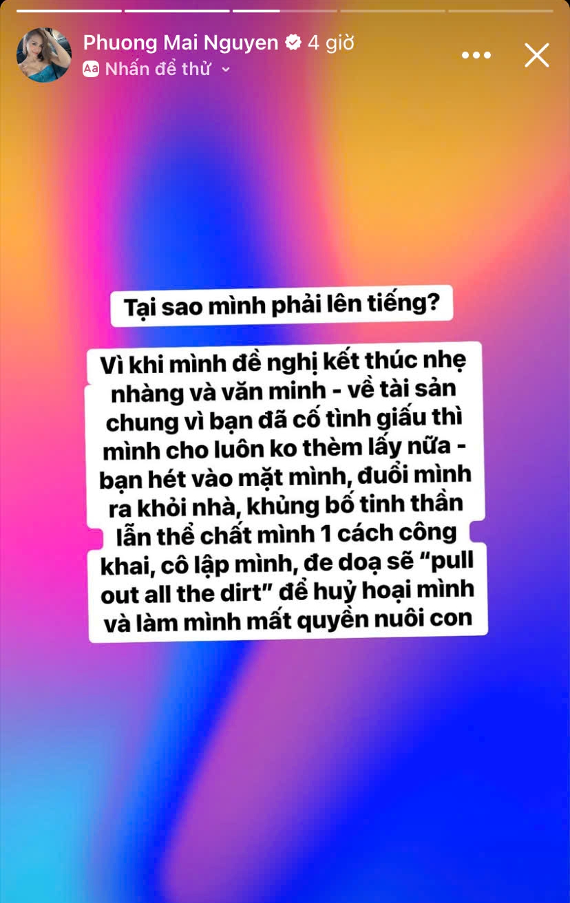 Sao nữ Vbiz bị đe dọa khi ly hôn hé lộ tình tiết mới: Chồng đòi chia 50% tài sản, yêu cầu cuối gây sốc- Ảnh 1.