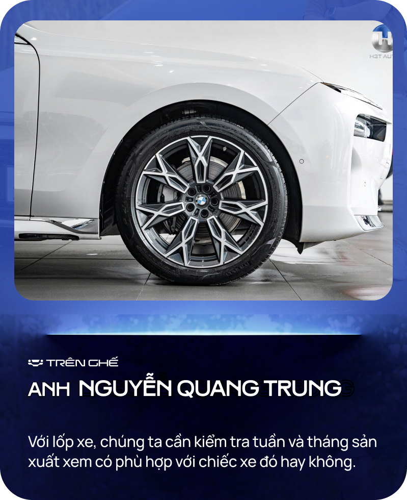 C&aacute;ch n&eacute; xe sang cũ đ&acirc;m đụng, ngập nước: Xem keo chỉ, l&oacute;t s&agrave;n v&agrave; những điểm do ch&iacute;nh d&acirc;n s&agrave;nh xe chỉ điểm- Ảnh 8.