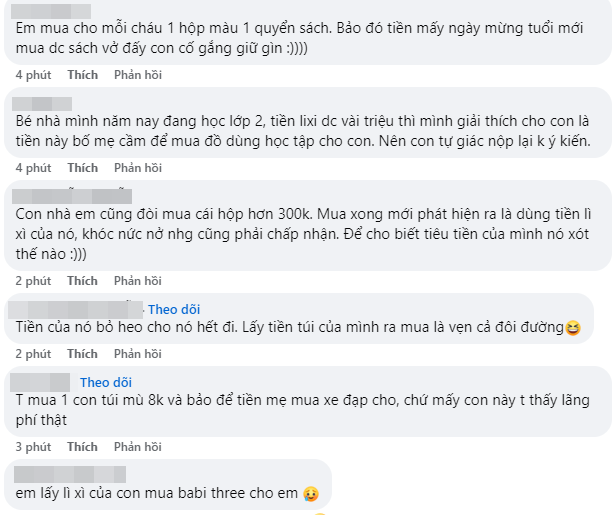 Mẹ bỉm bực mình vì con lấy tiền lì xì đi mua baby three, xé túi mù ra &quot;sít rịt&quot; mất luôn 300 nghìn! - Ảnh 3.